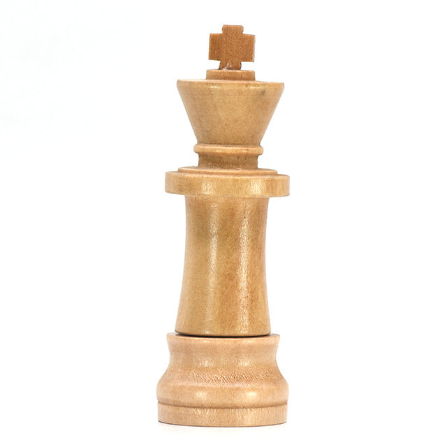 Wooden chess king USB pen drive with high speed USB 2.0 interface and creative design