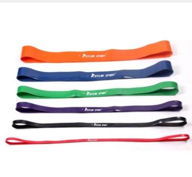 6-color Nature Pure Latex resistance bands for fitness and strength training.