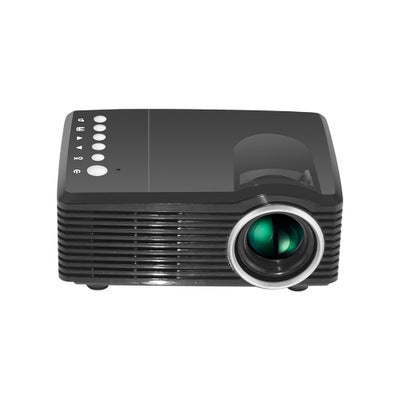 Compact black Sida SD30 children projector with manual focus and USB/SD/AV input ports