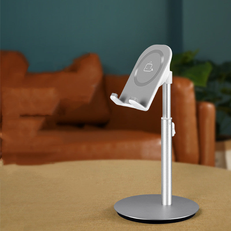 Metal desktop computer phone holder for 3-11 inch devices.